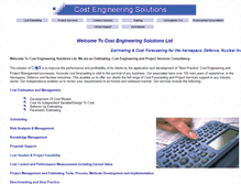 Tablet Screenshot of costeng-solutions.com